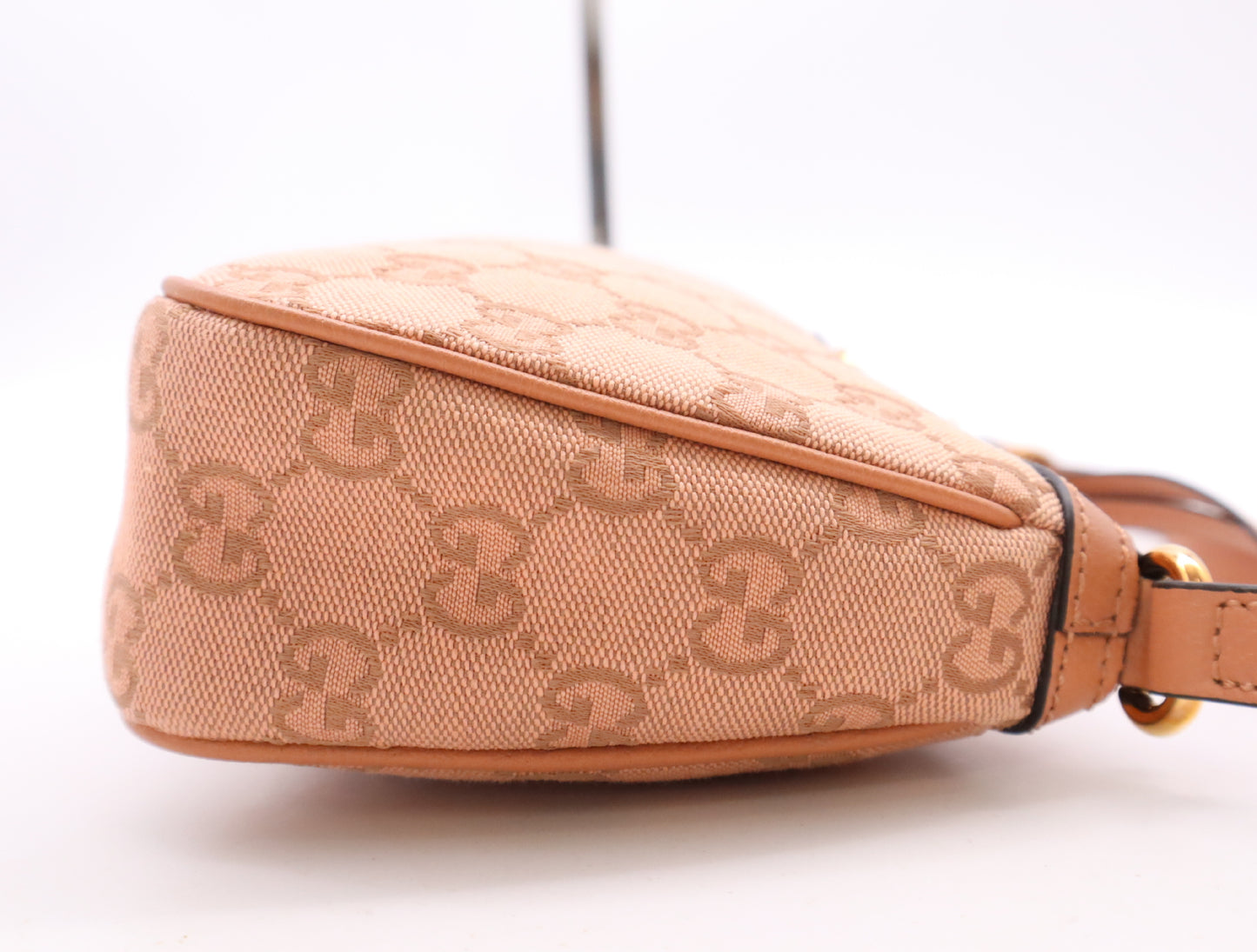 GUCCI 735145GG Canvas x Leather Off Deer Small Shoulder Bag with Storage Bag Shoulder Bag