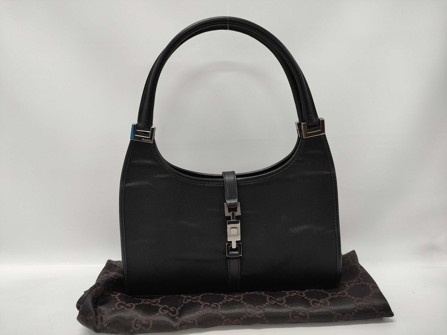 GUCCI Jackie Shoulder Bag Black with Dust Bag