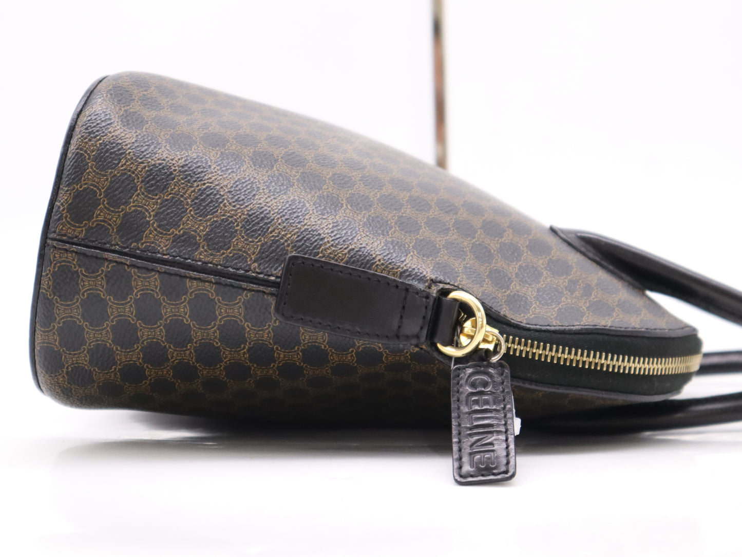 CELINE Macadam 2-way Bag Black Tote Bag