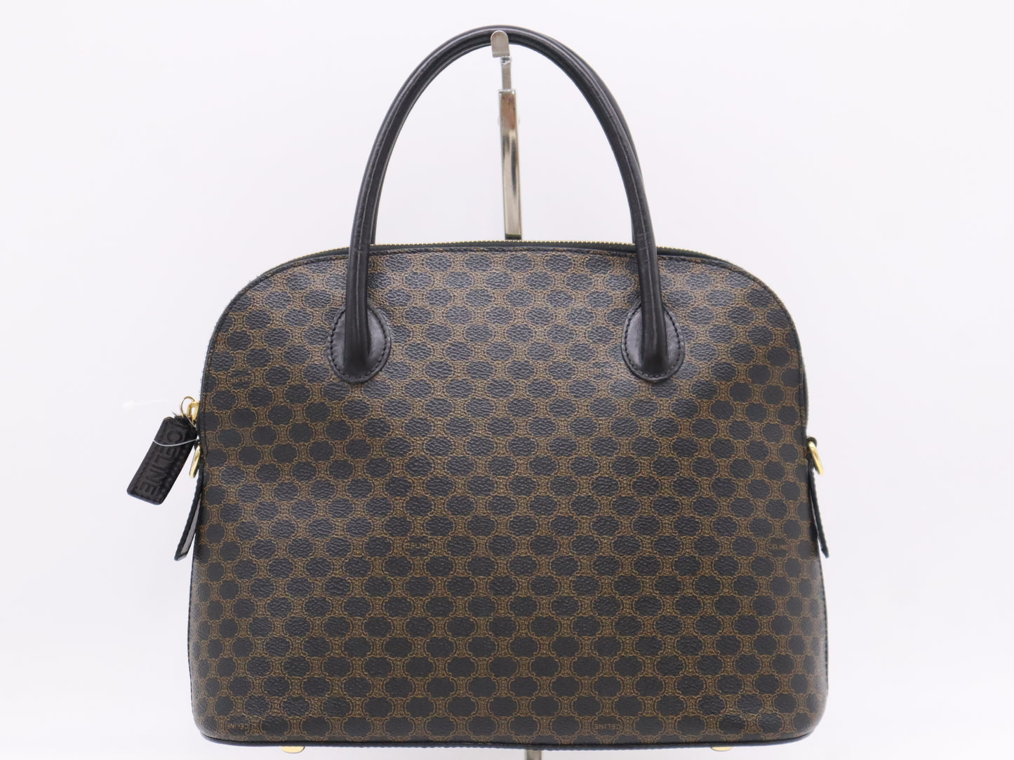 CELINE Macadam 2-way Bag Black Tote Bag