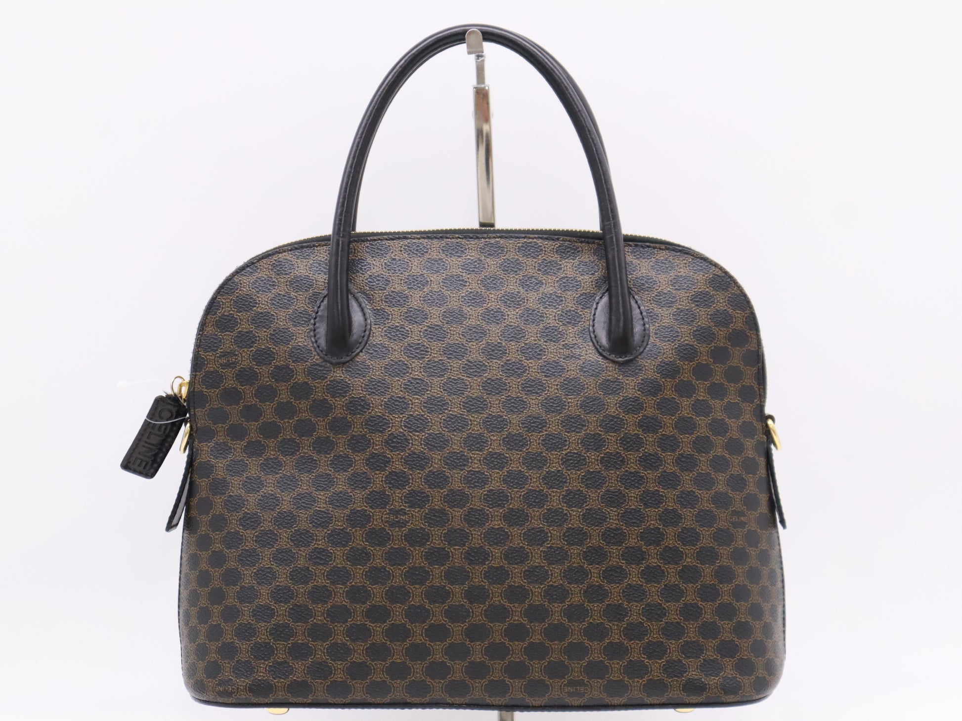 CELINE Macadam 2-way Bag Black Tote Bag
