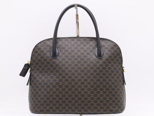 CELINE Macadam 2-way Bag Black Tote Bag