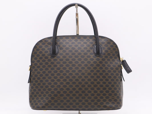 CELINE Macadam 2-way Bag Black Tote Bag