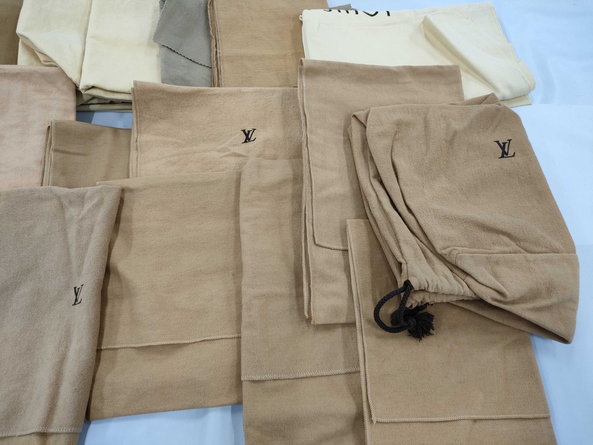 Set of 20 Louis Vuitton Dust Bags