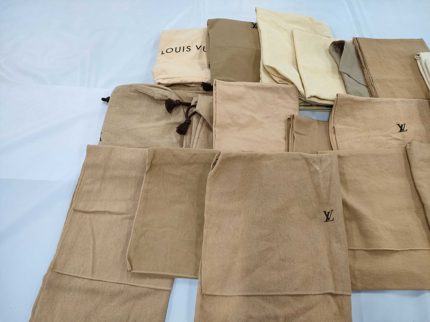 Set of 20 Louis Vuitton Dust Bags