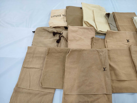 Set of 20 Louis Vuitton Dust Bags