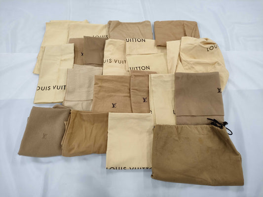 Set of 20 Louis Vuitton Dust Bags