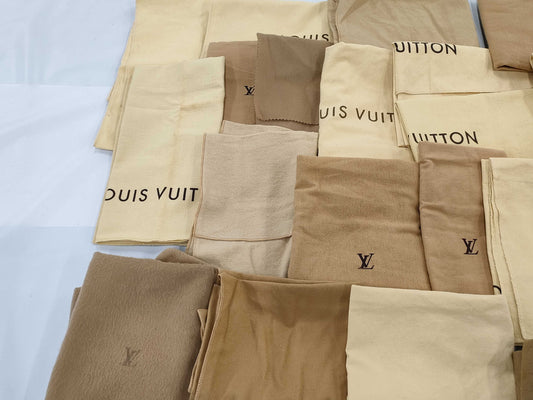 Set of 20 Louis Vuitton Dust Bags