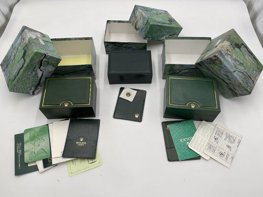 ROLEX Empty Box 3-Piece Set Unisex