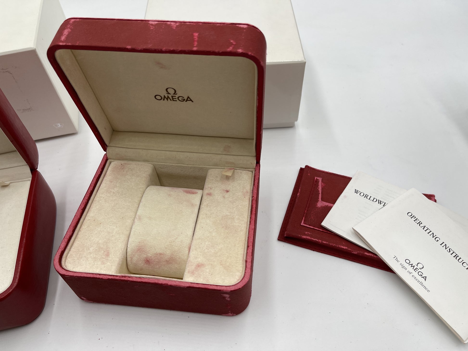 OMEGA Empty Box 3-Piece Set Unisex