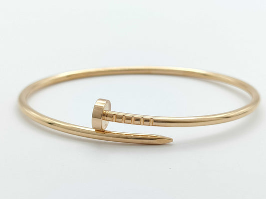 Cartier Justo Ankle SM #18 PG Au750 10.1g Bracelet Bangle