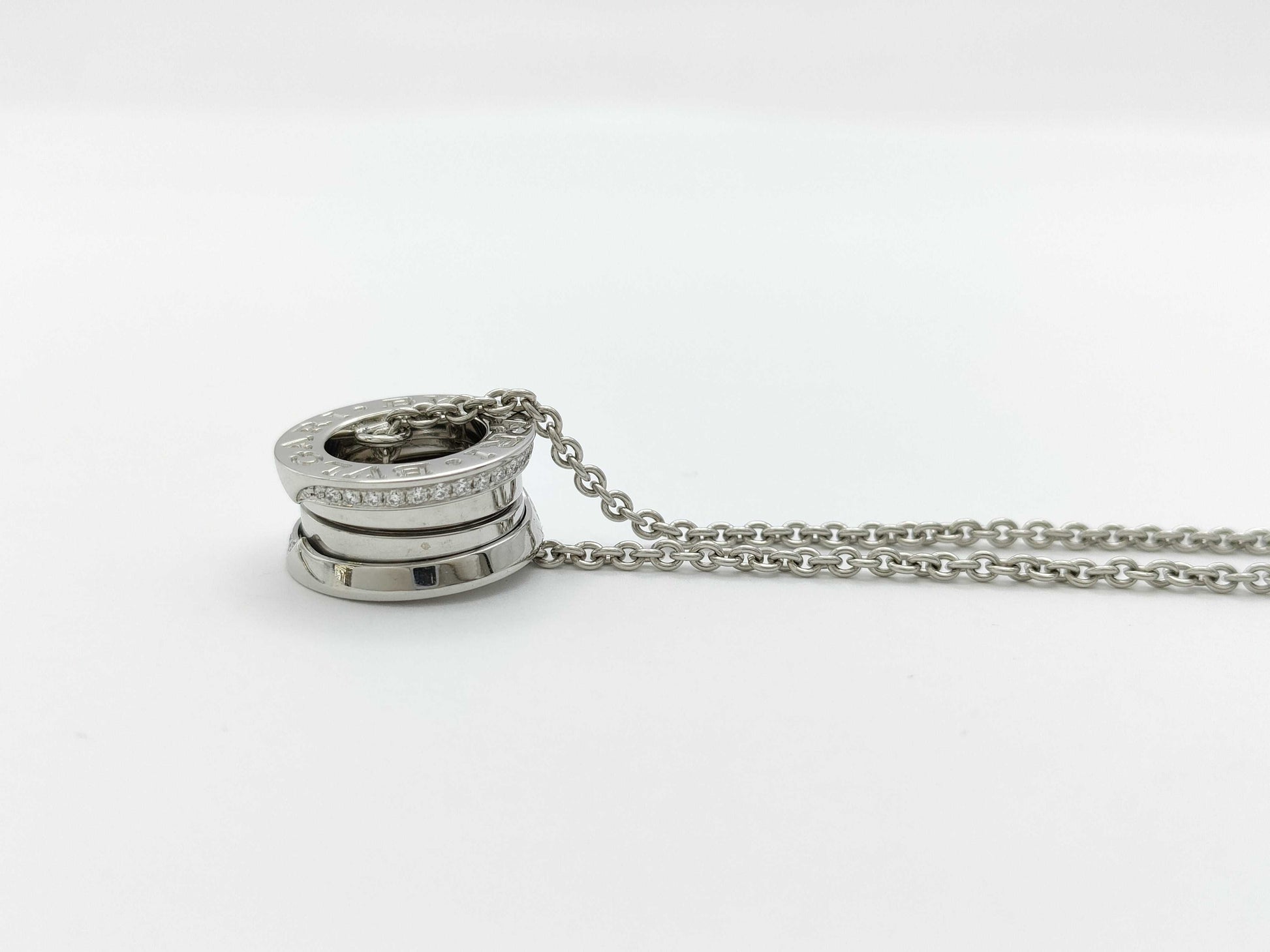 BVLGARI Bezero One Diamond WG Au750 14.5g Necklace