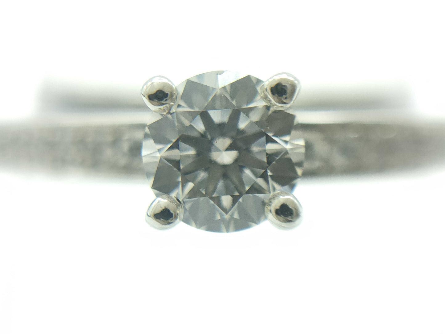 BVLGARI Rome Amor D0.31ct Melee Diamond Pt950 3.0g Ring