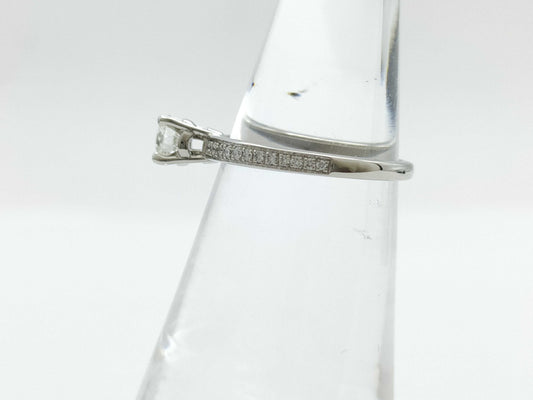 BVLGARI Rome Amor D0.31ct Melee Diamond Pt950 3.0g Ring