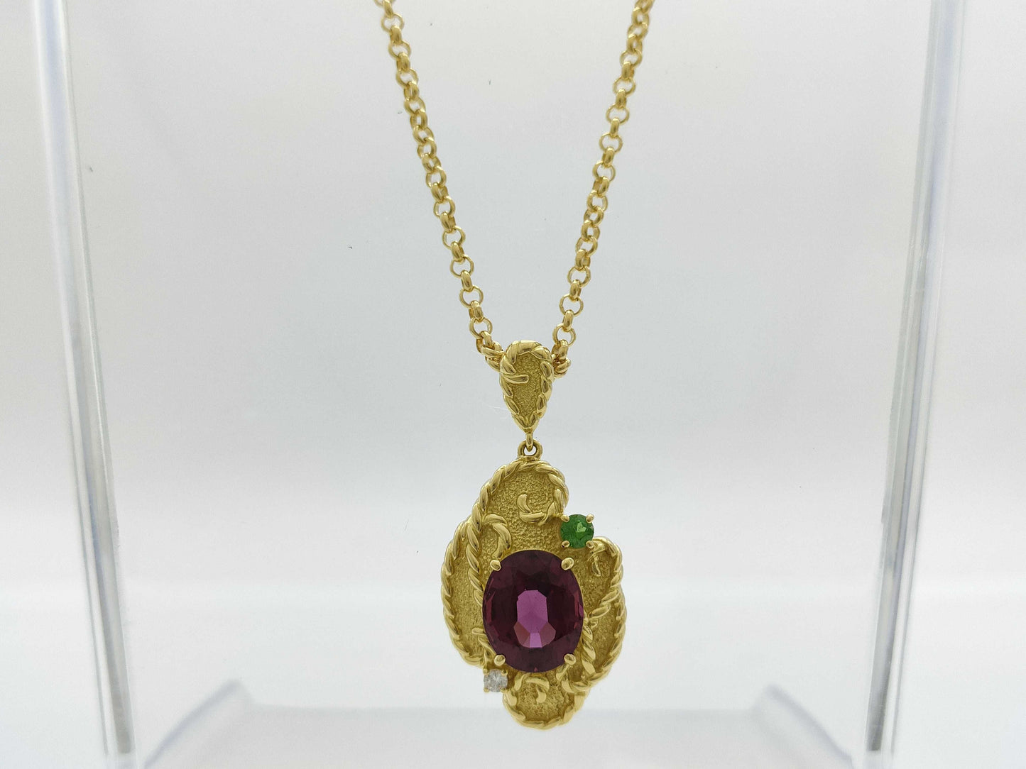TASAKI G5.03ct D0.03ct K18 13.3g Necklace