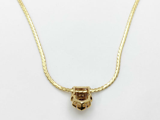 POLA R0.50ct D0.23ct 750 15.3g Necklace