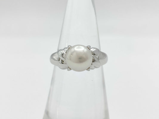 POLA Pearl Diameter Approx. 8.0mm Pt900 8.3g Ring