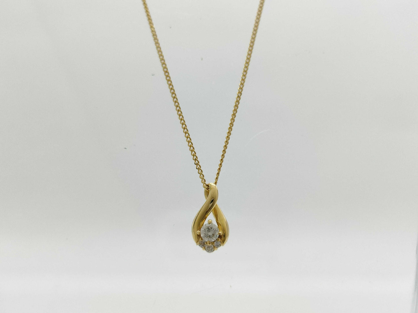 Vendome Aoyama D0.13ct K18 2.7g Necklace