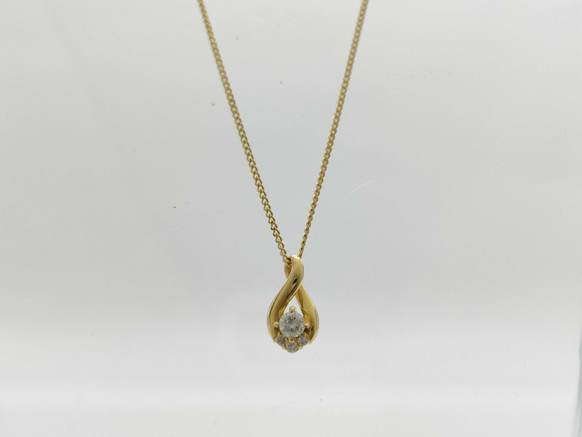 Vendome Aoyama D0.13ct K18 2.7g Necklace