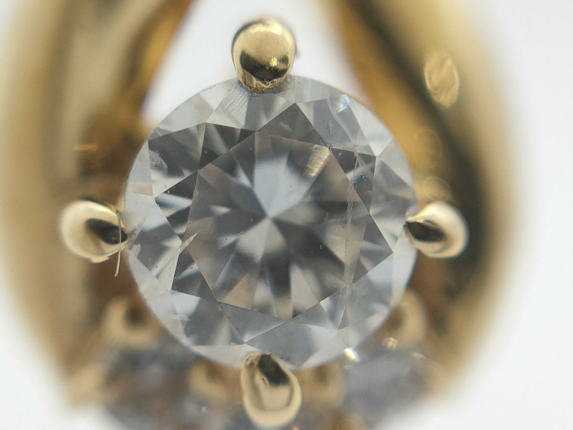 Vendome Aoyama D0.13ct K18 2.7g Necklace