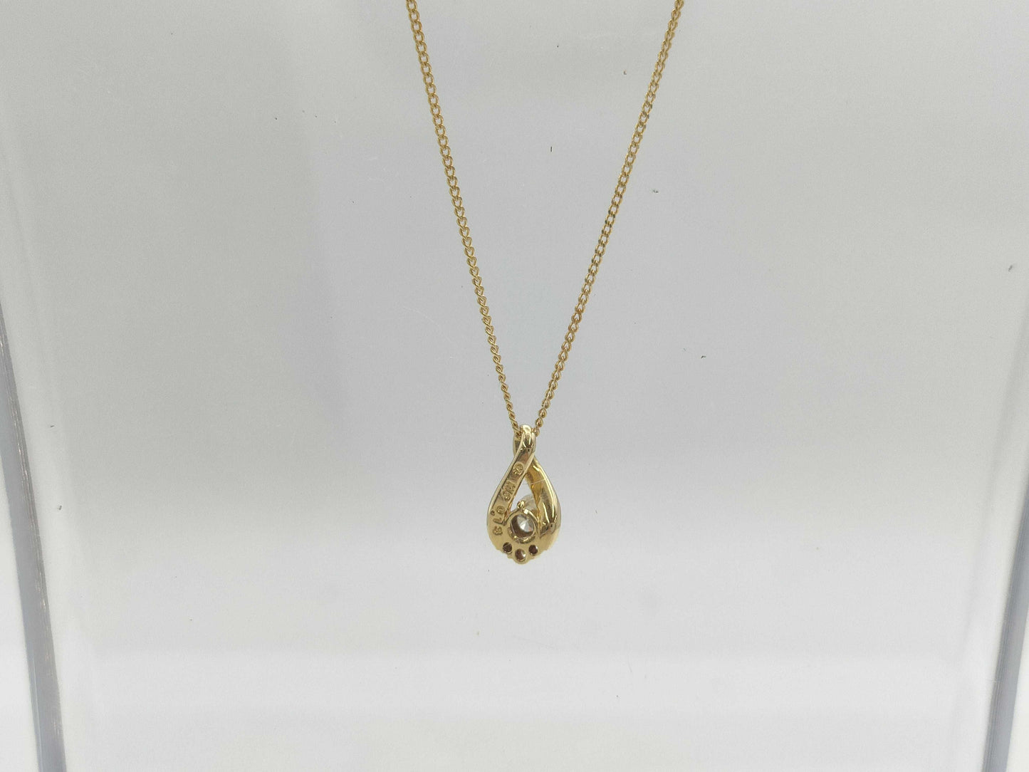 Vendome Aoyama D0.13ct K18 2.7g Necklace
