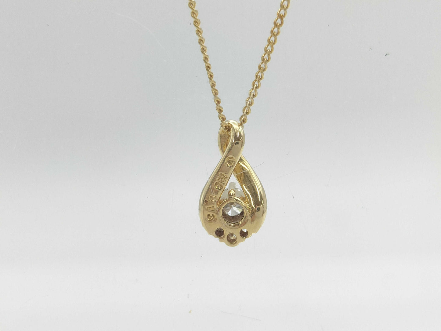 Vendome Aoyama D0.13ct K18 2.7g Necklace
