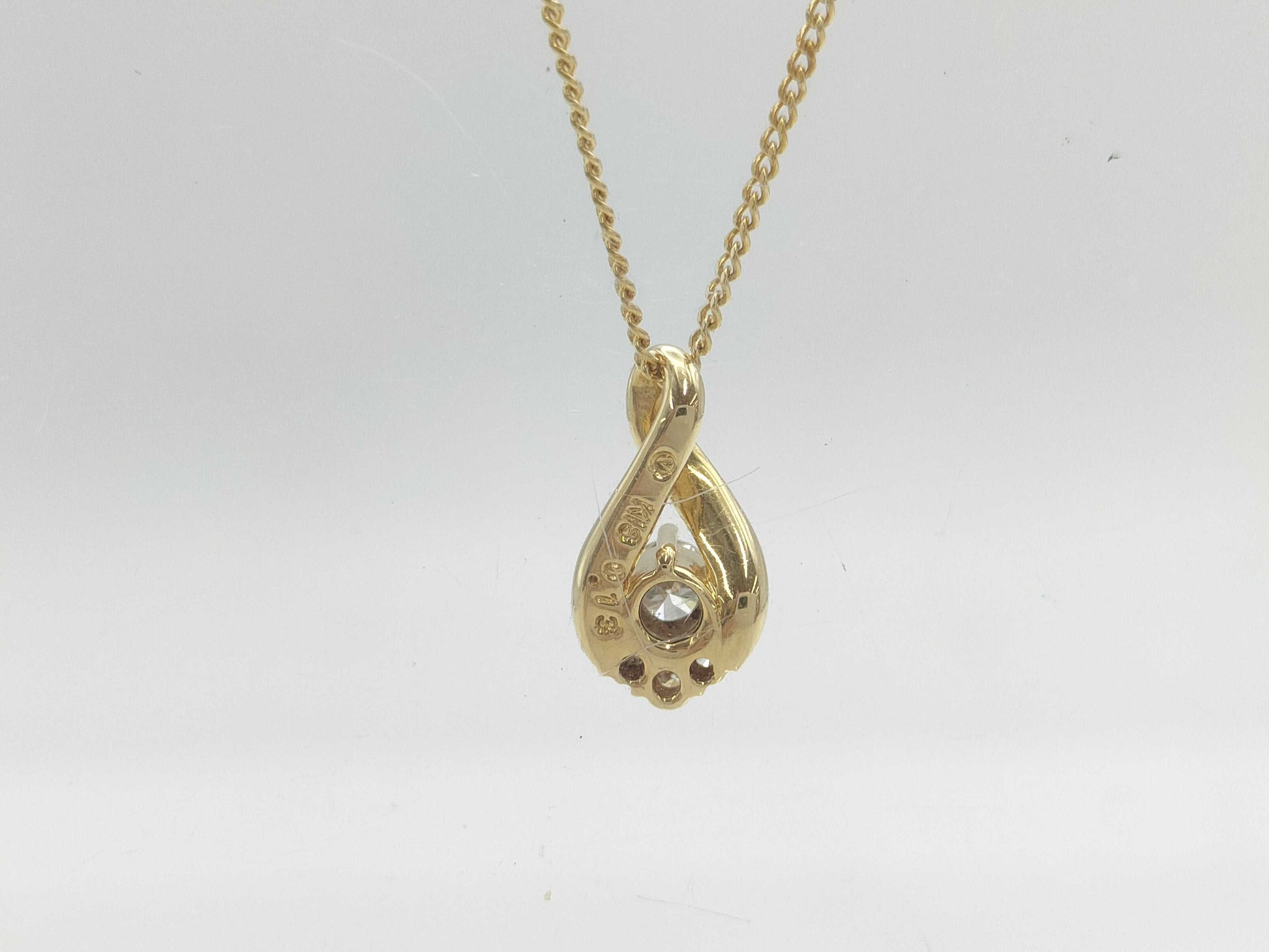 Vendome Aoyama D0.13ct K18 2.7g Necklace