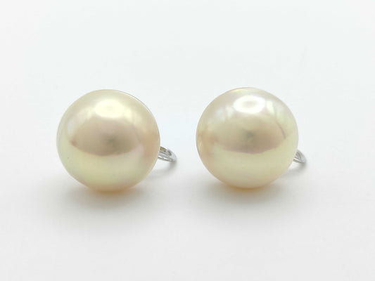 TASAKI Mabe Pearl Diameter Approx. 14.0mm K14WG 5.6g Earrings