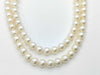 TASAKI 2-row colored stone pearl diameter approx. 7.4-7.8mm K14WG 77.4g necklace