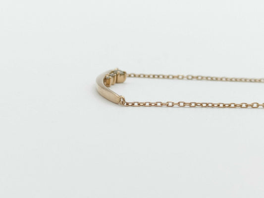 4℃ Diamond K18 1.5g Necklace