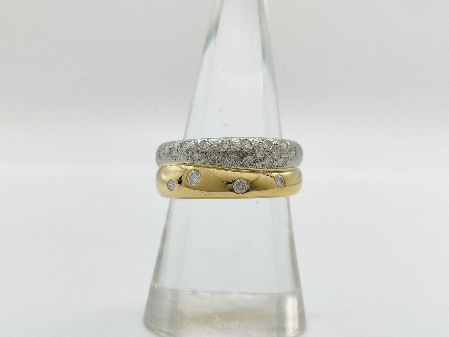 TASAKI D0.29ct K18/Pt900 8.7g Ring