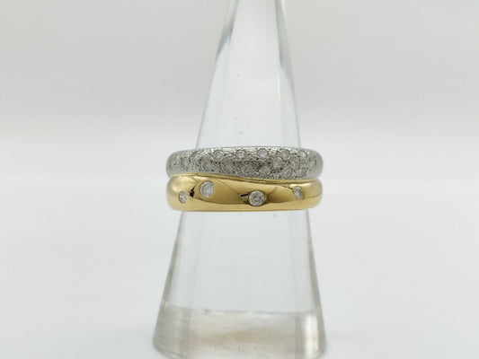 TASAKI D0.29ct K18/Pt900 8.7g Ring
