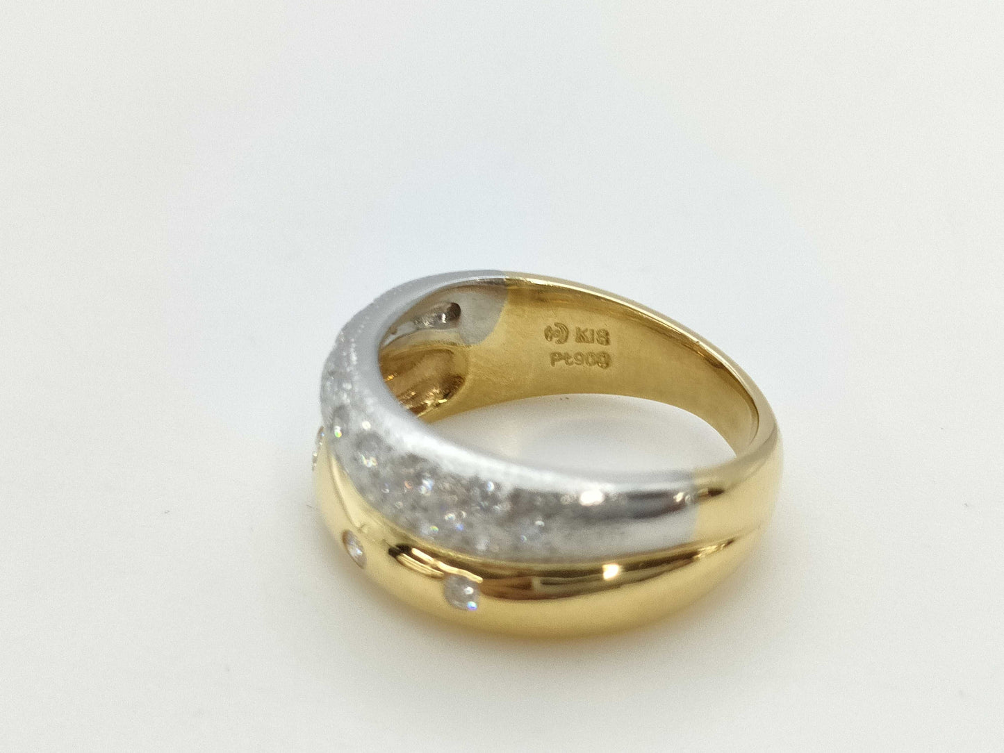 TASAKI D0.29ct K18/Pt900 8.7g Ring