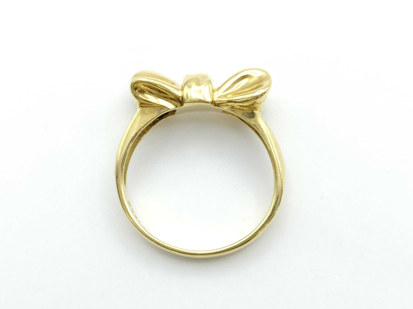 Tiffany&Co. Ribbon YG 750 5.2g Ring
