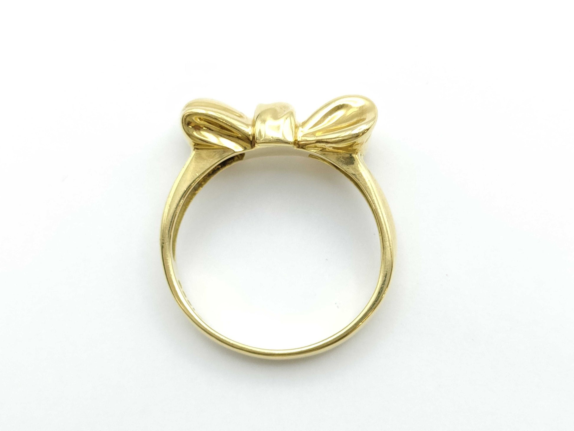 Tiffany&Co. Ribbon YG 750 5.2g Ring