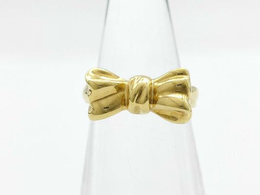 Tiffany&Co. Ribbon YG 750 5.2g Ring