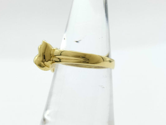 Tiffany&Co. Ribbon YG 750 5.2g Ring