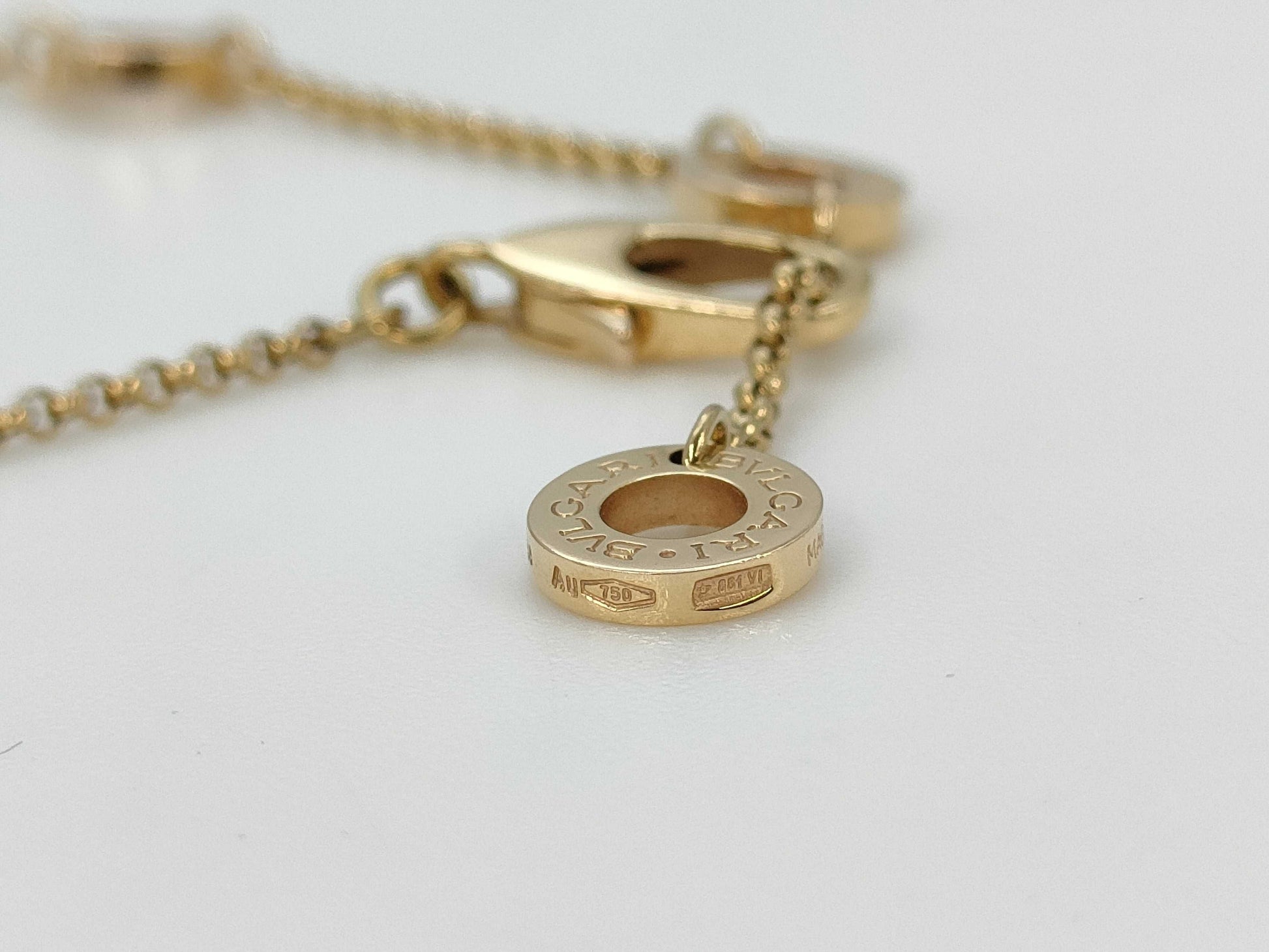 BVLGARI Bezero One Element Diamond PG Au750 7.6g Necklace