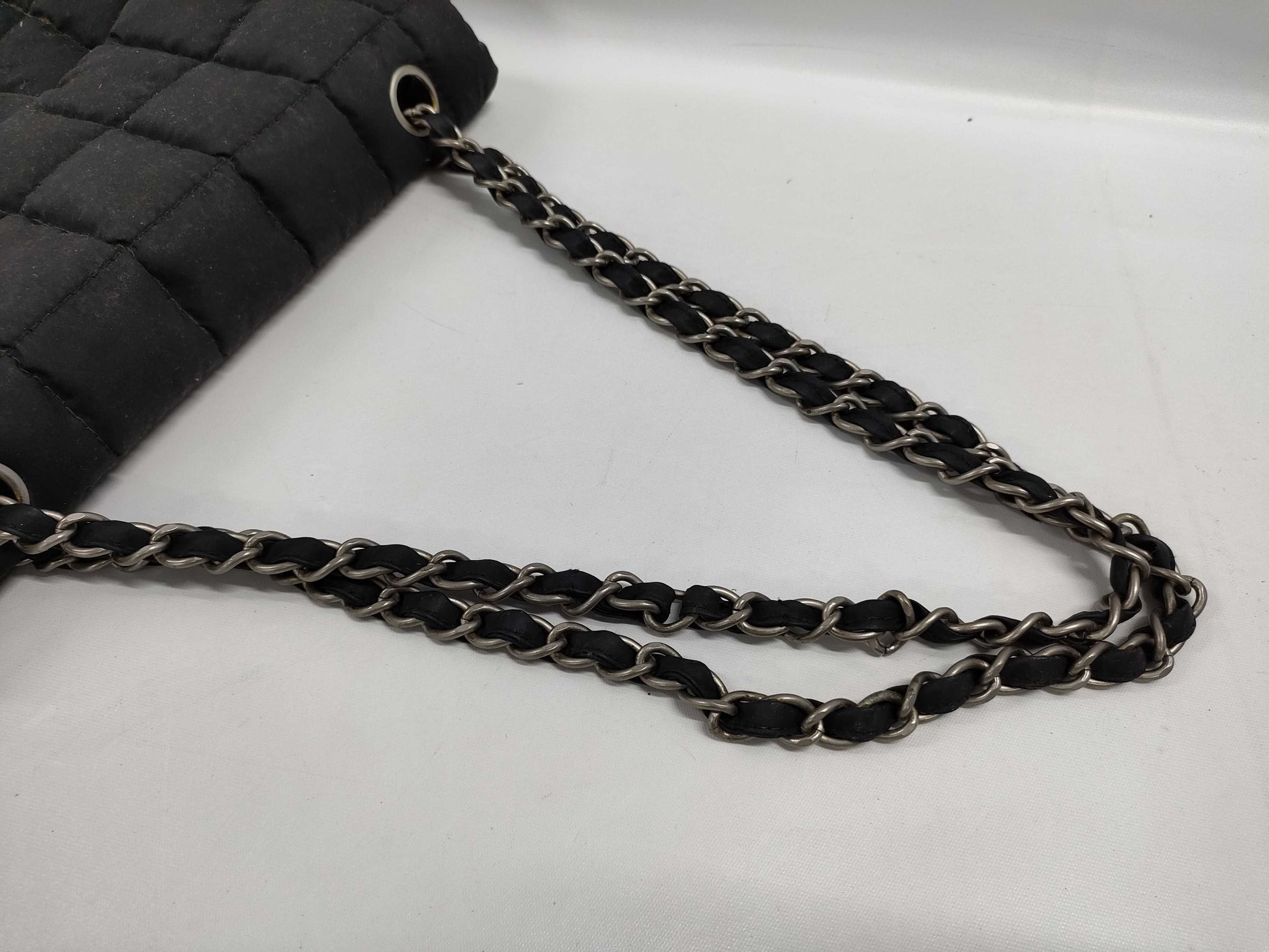 CHANEL Chocobar Chain Shoulder Bag
