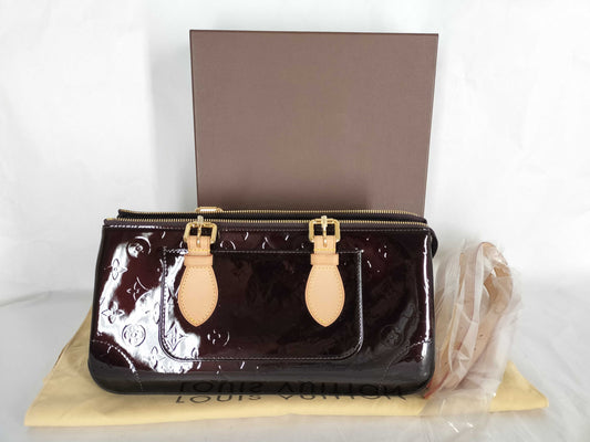 LOUIS VUITTON Vernis Rosewood Avenue Handbag