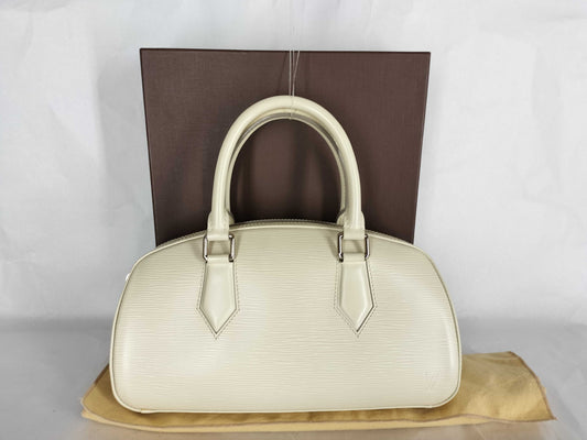 LOUIS VUITTON Epi Jasmine White Handbag