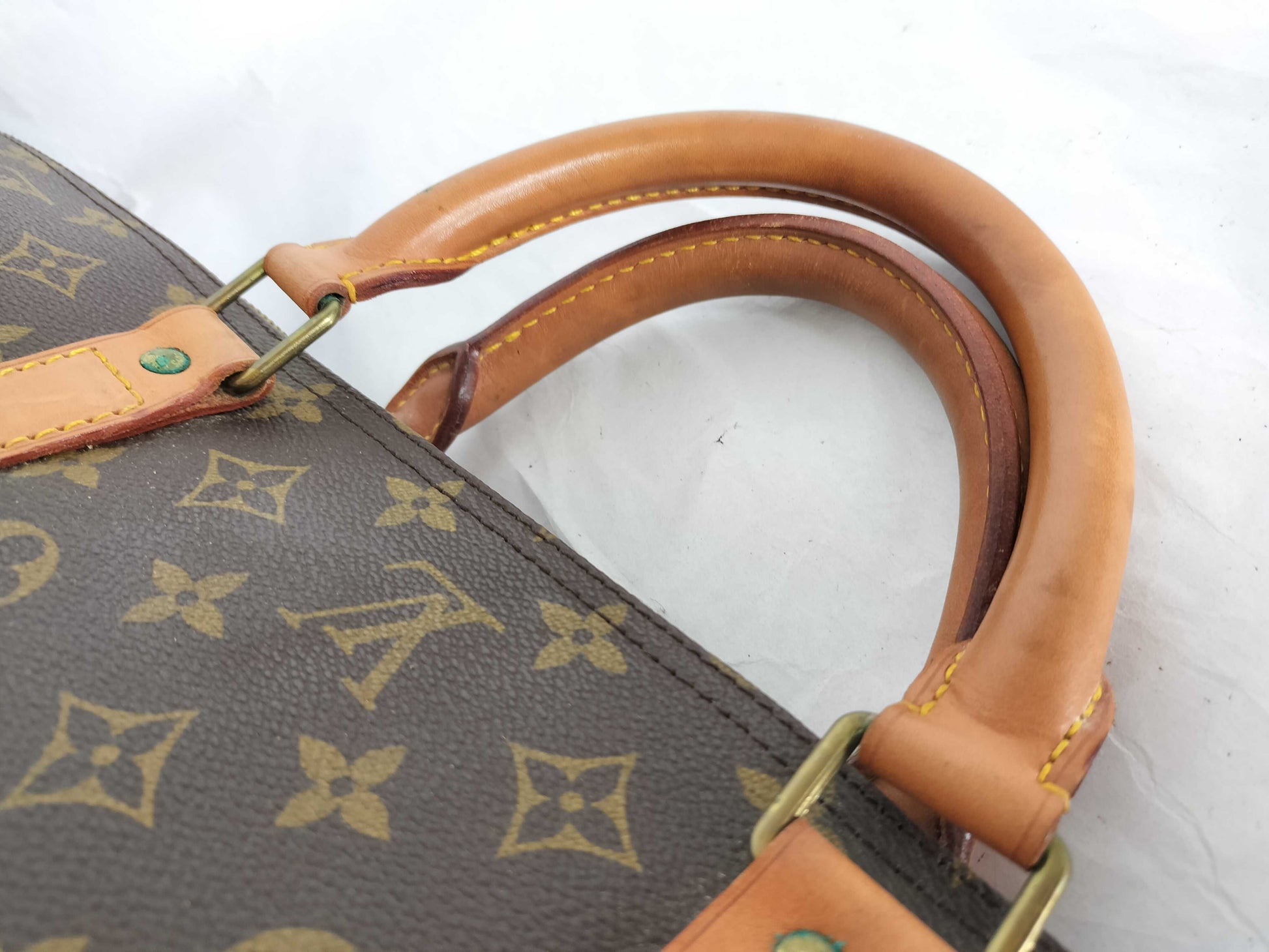 LOUIS VUITTON Monogram Keepall 60 Boston Bag