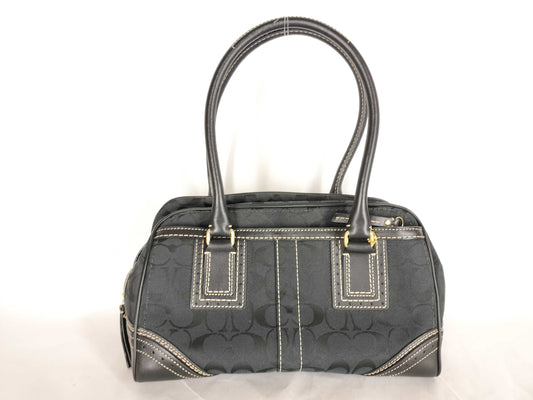 COACH Signature Coach Signature Handbag Black Handbag