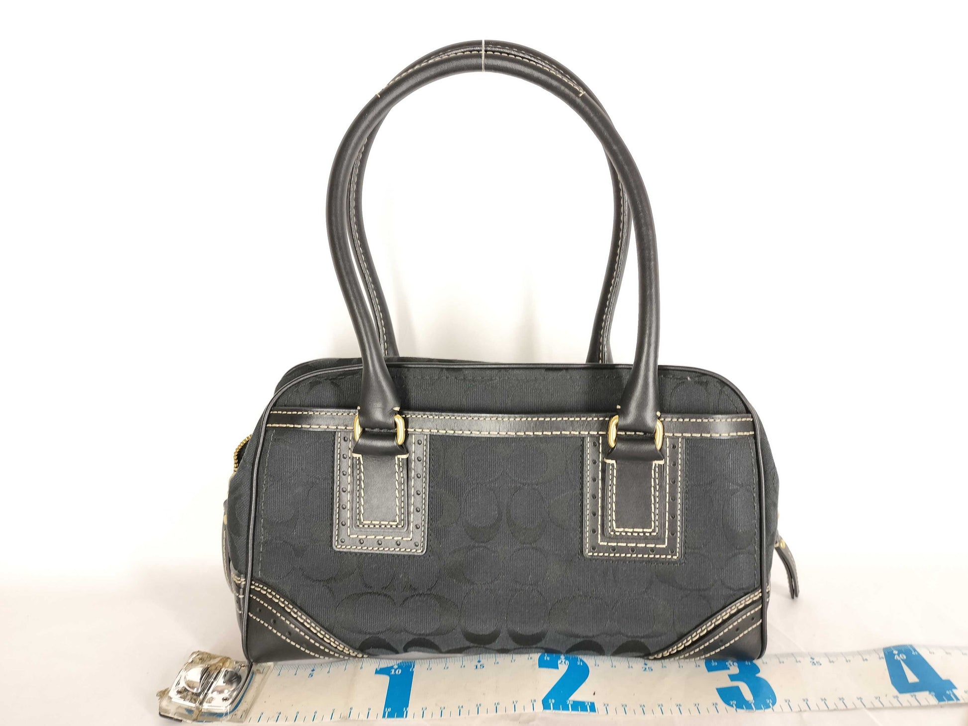 COACH Signature Coach Signature Handbag Black Handbag