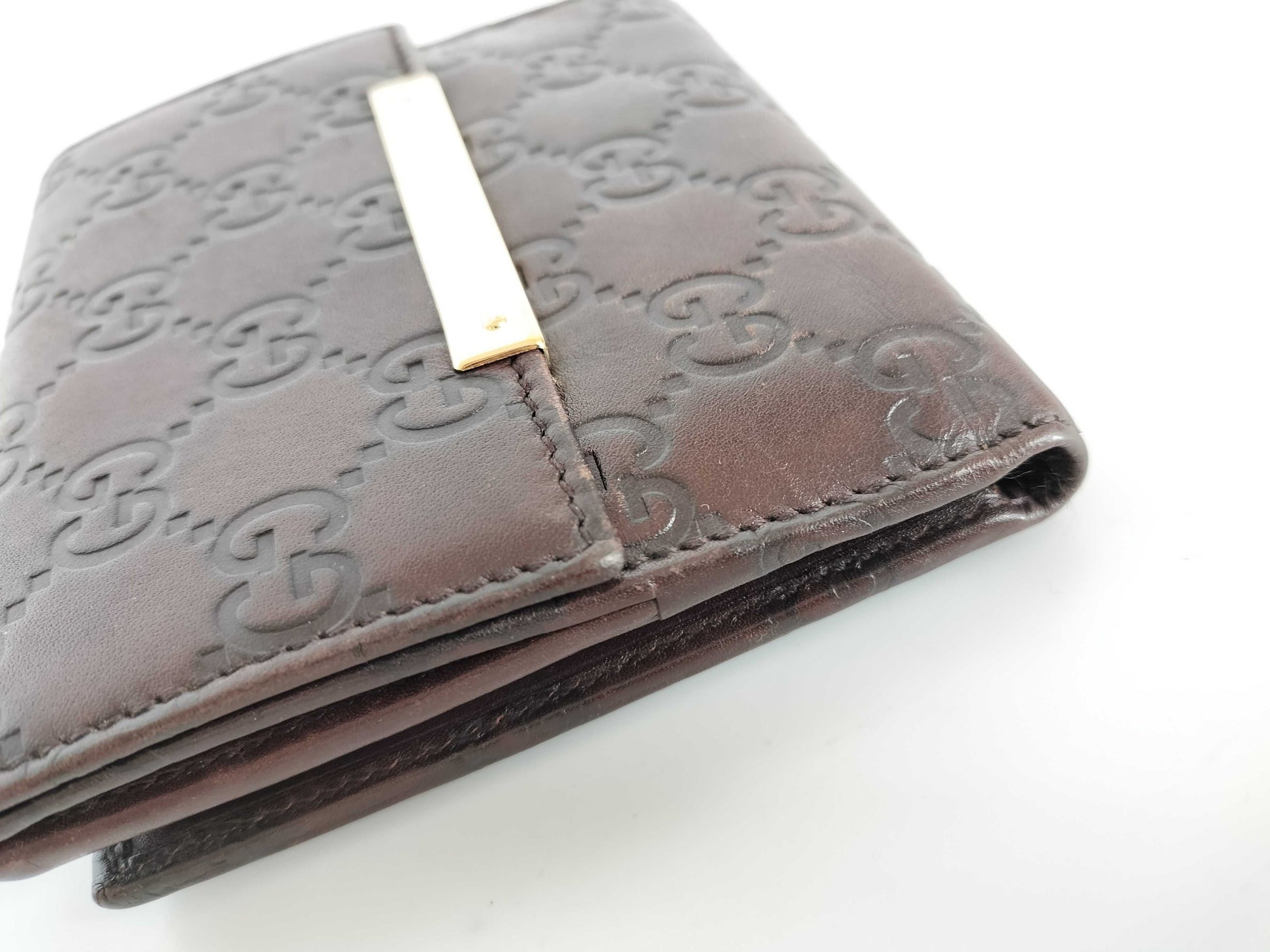 GUCCI Guccissima Guccissima Bifold Wallet