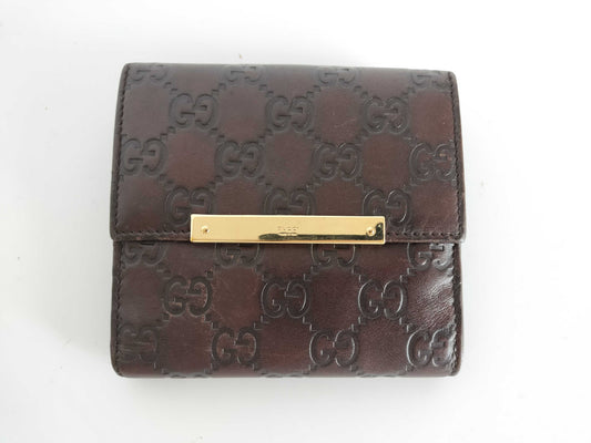 GUCCI Guccissima Guccissima Bifold Wallet
