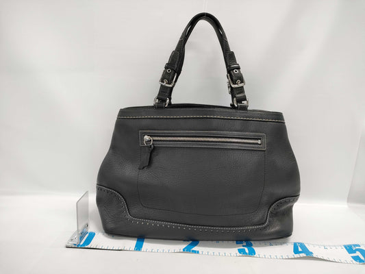 COACH Leather Handbag Black Handbag
