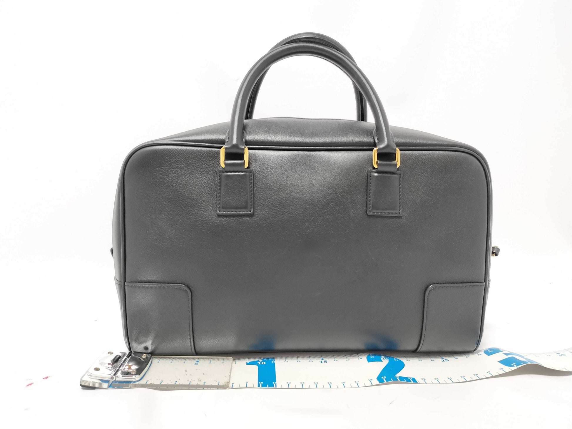 LOEWE Anagram Amazona 28 Handbag Black