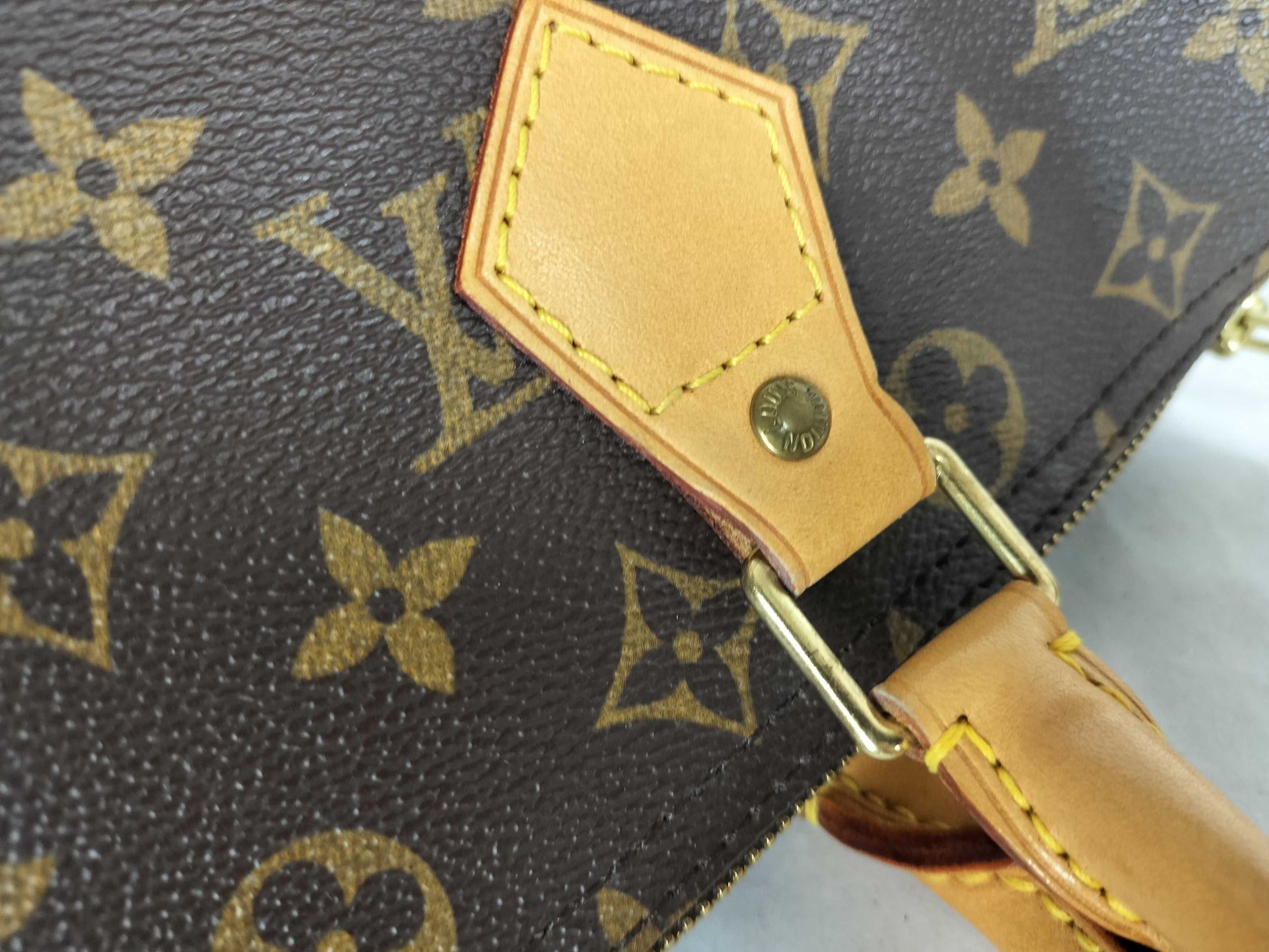 LOUIS VUITTON Monogram Speedy 35 Boston Bag
