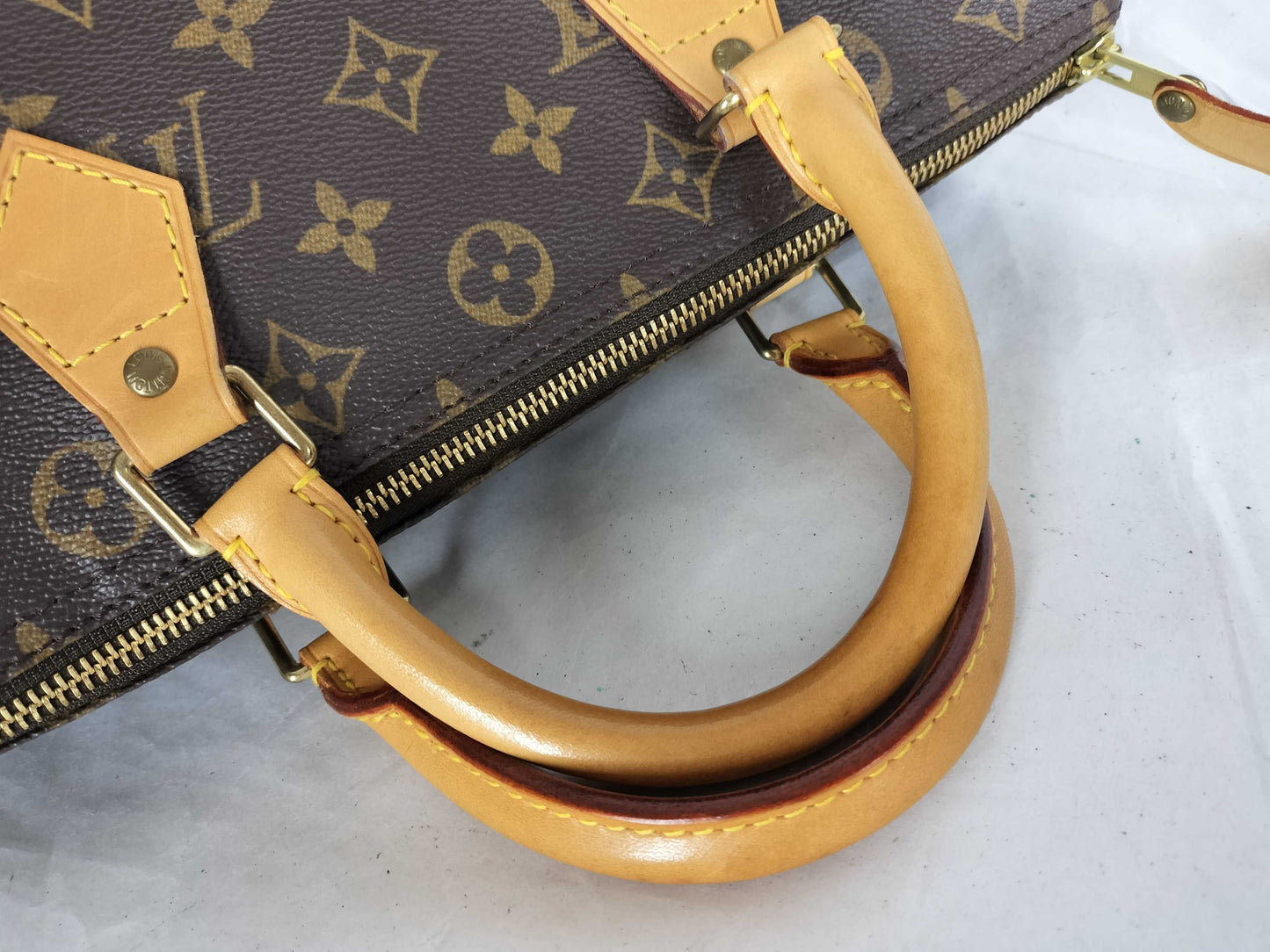 LOUIS VUITTON Monogram Speedy 35 Boston Bag